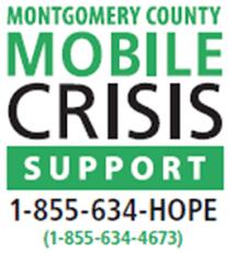 Montco Mobile Crisis Support hotline 1-855-634-4673