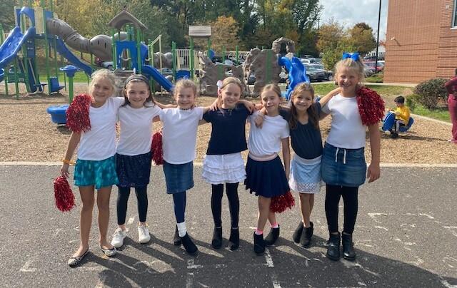 Students outside on playground