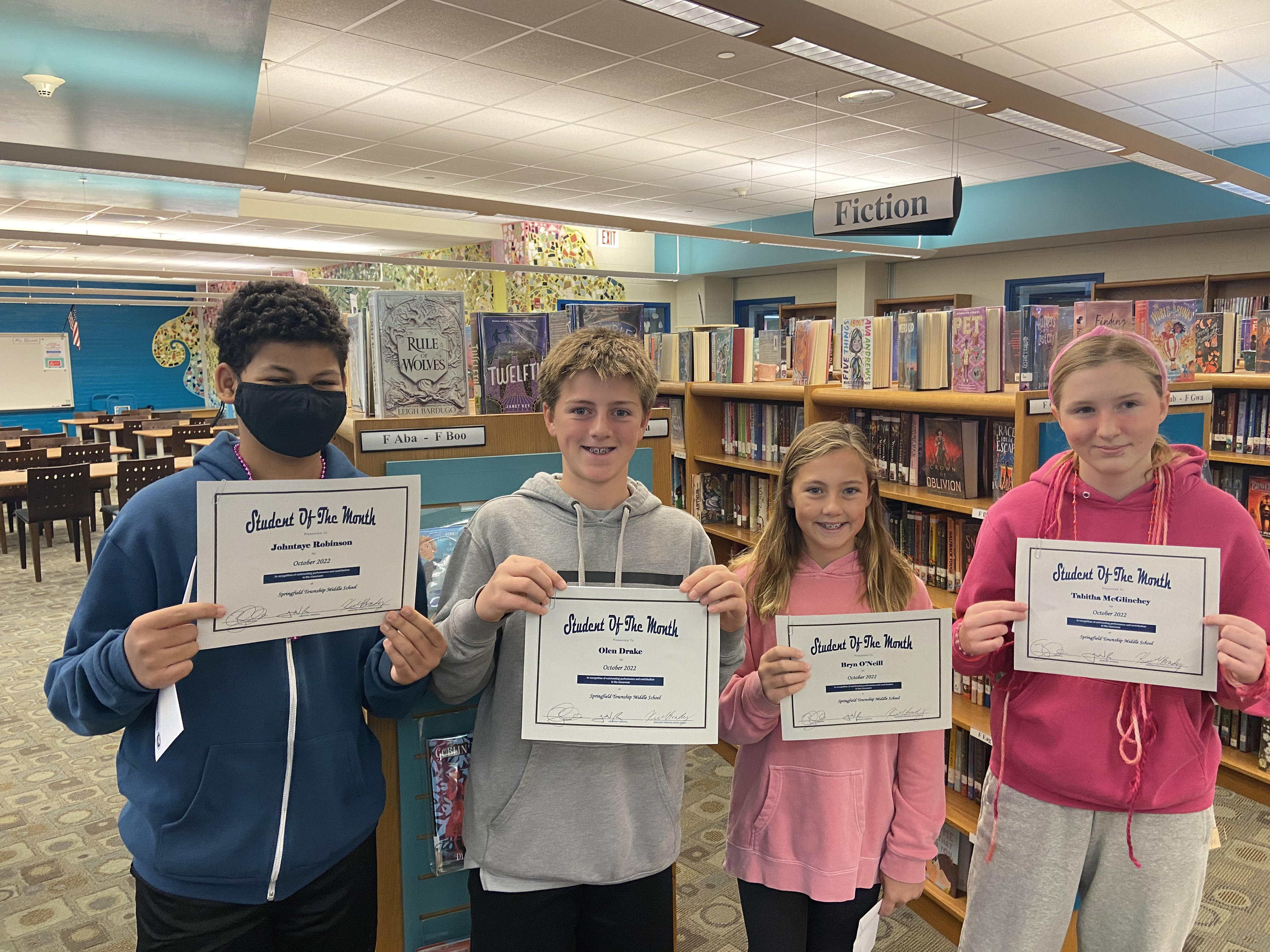 MS- Students of the month for October